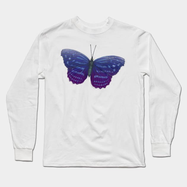 butterfly Long Sleeve T-Shirt by Mko_Shekhyan